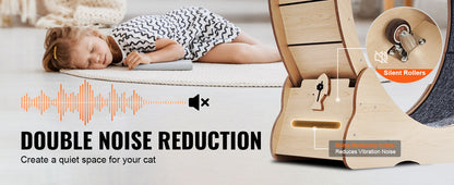 LovePetHouse™ SilentSprint Cat Exercise Wheel