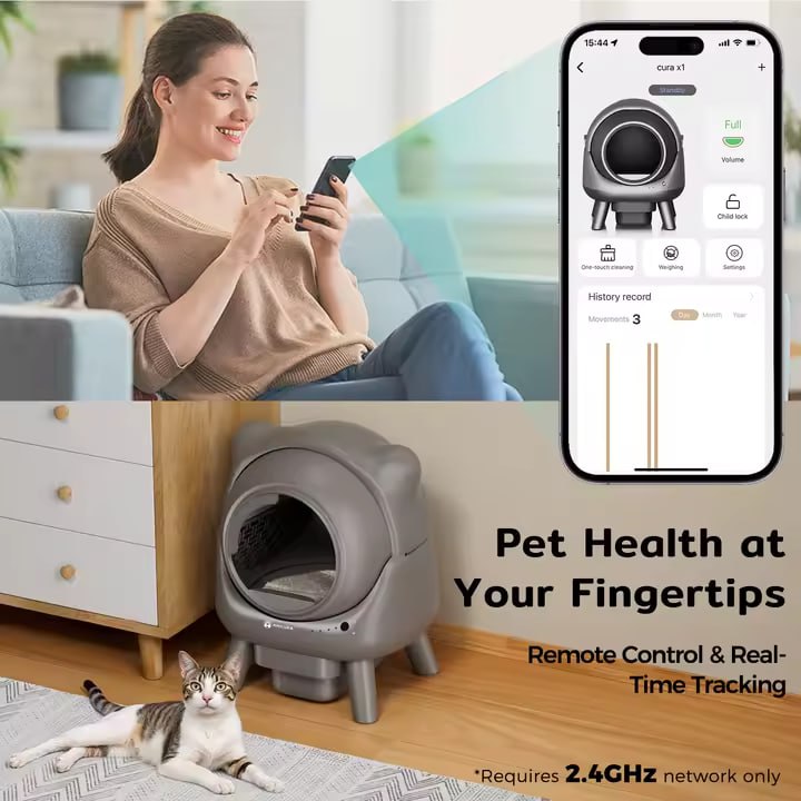 Amicura Cura X1 Automatic Cat Litter Box Self