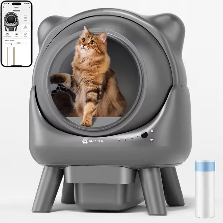 Amicura Cura X1 Automatic Cat Litter Box Self