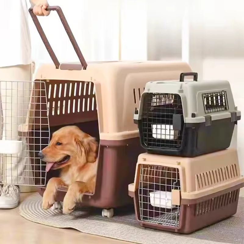 Wooden dog enclosure