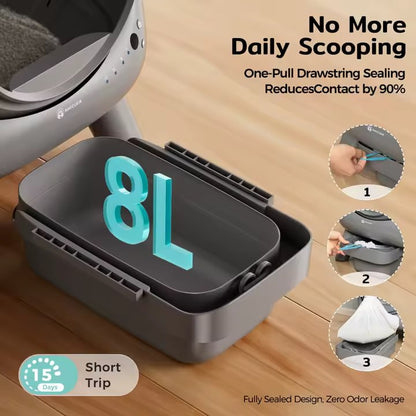 Amicura Cura X1 Automatic Cat Litter Box Self